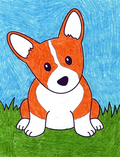 How To Draw A Puppy For Kids Step By Step