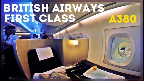 British Airways First Class Airbus A380 Lax Lhr Youtube