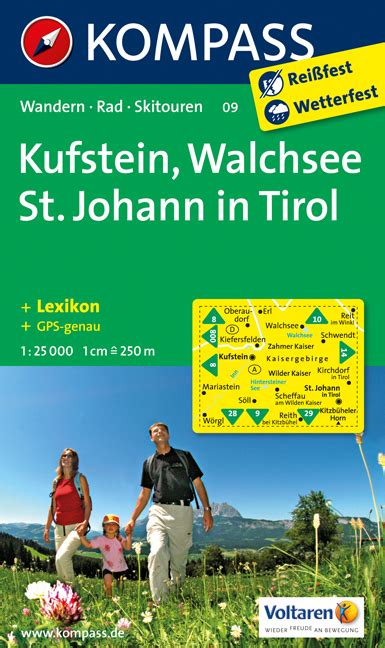 Karte kufstein kann besonders nützlich sein, wenn informationen über die straßen in der stadt zu suchen. Kufstein - Walchsee - St. Johann Karte Kompass ...