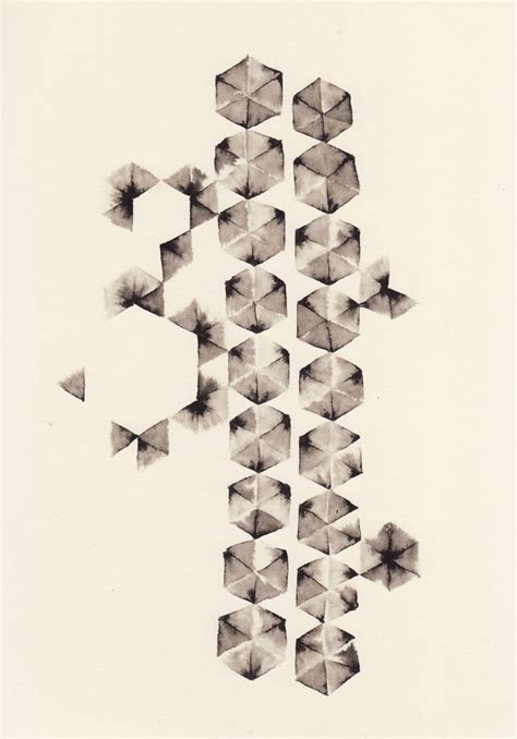 Daedalsmith Triangle Cube Ink Painting