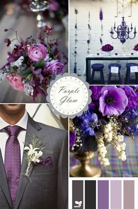 Best Purple And Grey Wedding Theme With Images Wedding Colors