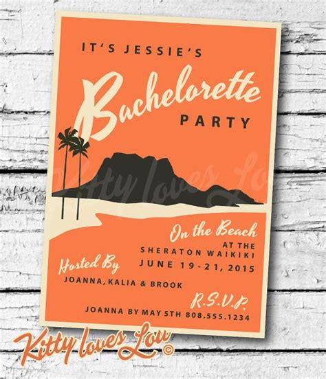Printable Bachelorette Hens Party Invitation Digital Pdf Etsy Bachelorette Party