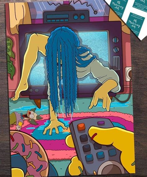 Cartoon Kunst Cartoon Art The Simpsons Cartoon Wallpaper Canvas