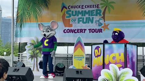 Chuck E Cheese Summer 2022 Concert From Chicago Illinois Beach Party