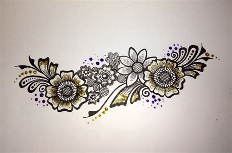 Henna Design Drawing At Getdrawings Free Download