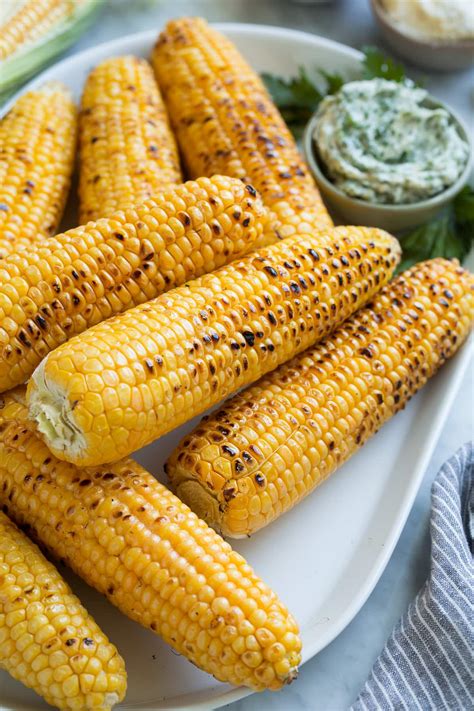 Spread over the corn while hot. Grilled Corn on the Cob - Cooking Classy