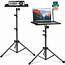 Laptop Tripod Floor Stand Adjustable Height 177 To 472 Inch 