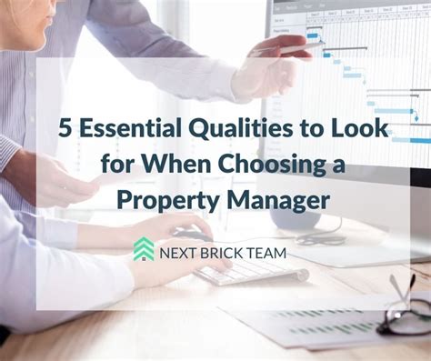 5 Essential Qualities To Look For When Choosing A Property Manager