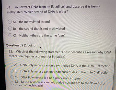 Solved Bacterial Dna Has How Many Origins Of