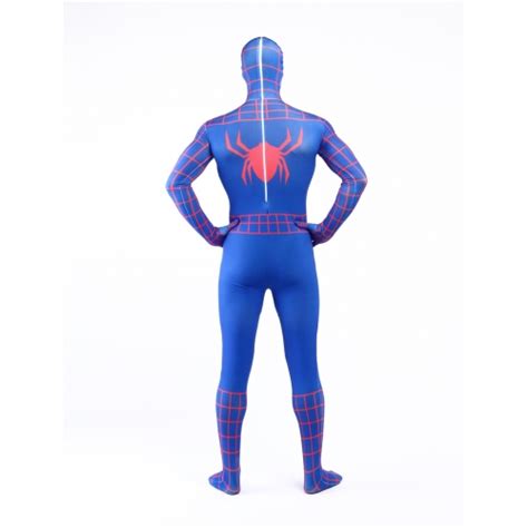 Blue Zentai Spiderman Halloween Costume 4499 Superhero Costumes