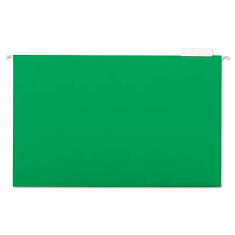Deluxe Bright Color Hanging File Folders Legal Size 15 Cut Tab
