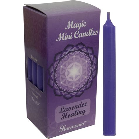 Harmonia Mini Ritual Candle Healing Lavender Pack Of 20 Kheops