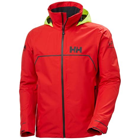 2020 helly hansen hp foil light sailing jacket alert red 34151 coast water sports