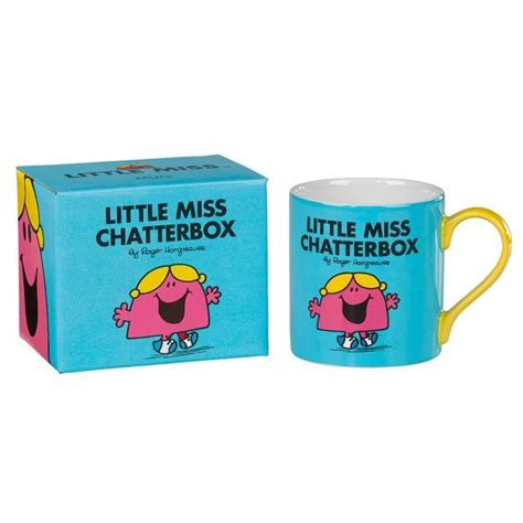 Zz Discontinued Mr Men Ceramic Mug Little Miss Chatterbox