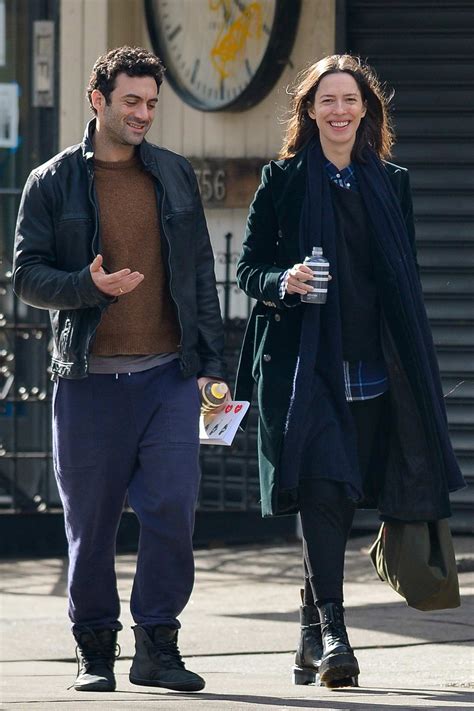 Rebecca Hall And Morgan Spector Share A Few Laughs When Out Enjoying