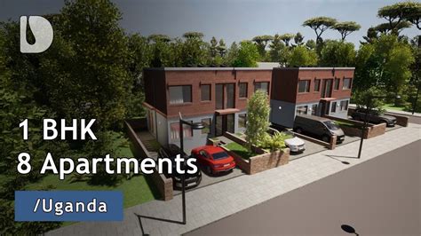 1 Bedroom 8 Apartment Uganda Tour On 50x100 Plot Dprodesign Youtube