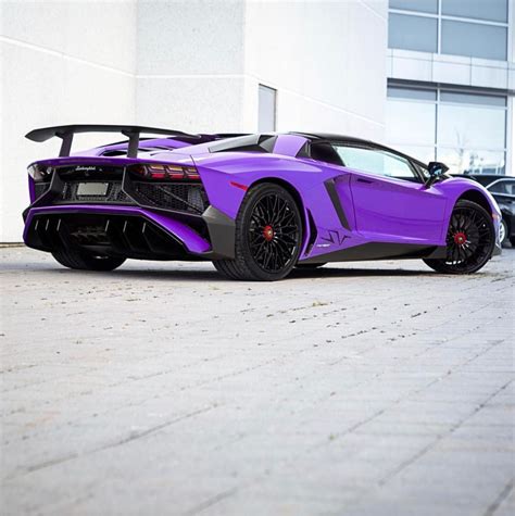 Lamborghini Aventador Super Veloce Roadster Painted In A Custom Purple
