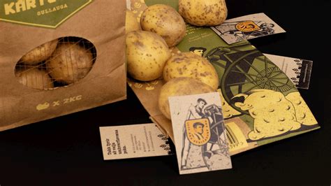 Potato Brand New Visual Identity And Packaging On Behance