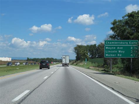 Pennsylvania Interstate 81 Northbound Cross Country Roads