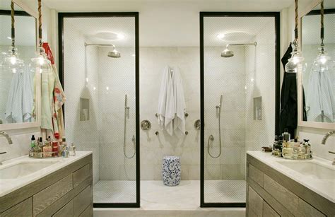A Spacious Shower Outfitted With Everything From Seating To Dual Shower Heads Is Meant Fo