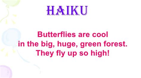How To Make A Haiku About Nature