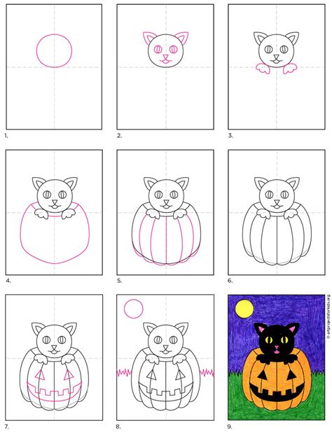 √ How Do You Draw A Cat Face For Halloween Gails Blog