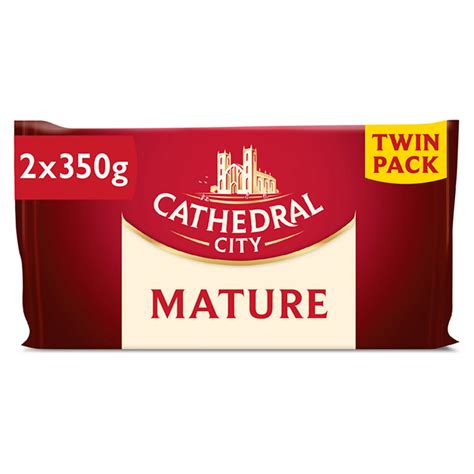 Cathedral City Mature Cheese Twin Pack 2 X 350g Cheddar Cheese