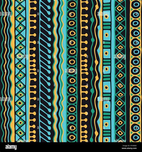 Ethnicity Seamless Pattern Boho Style Ethnic Wallpaper Tribal Art