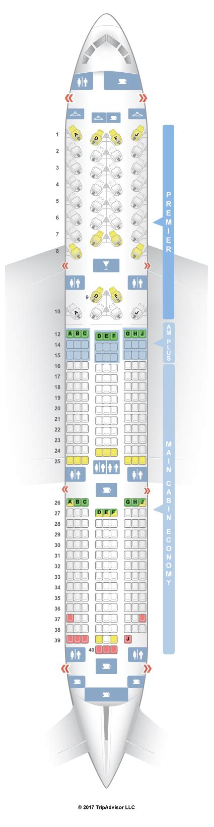 Seatguru Seat Map Aeromexico Boeing 787 9 789 Seatguru