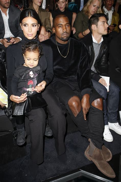 Kim Kardashian North West Kanye West Spring 2015 Ready To Wear