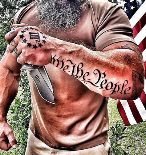 75 Patriotic “we The People” Tattoos And Ideas Tattoo Me Now