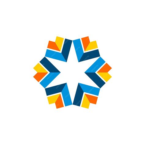 Premium Vector Blue Star Logo Template Illustration Design Vector Eps 10