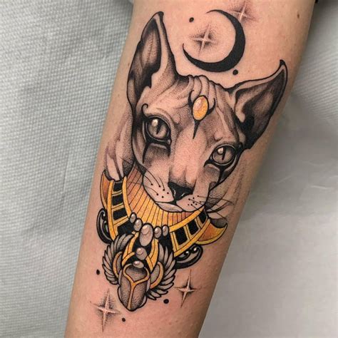 101 Amazing Egyptian Tattoo Designs You Must See Tatuaje Gato