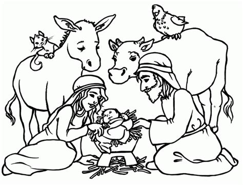 Hope you liked these free nativity coloring pages to print. Manger Coloring Page ClipArt Best 204747 Coloring Page Of ...