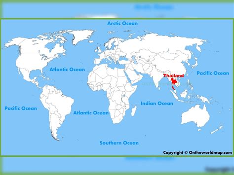 Where Is Thailand On The World Map Cheryl R Briggs