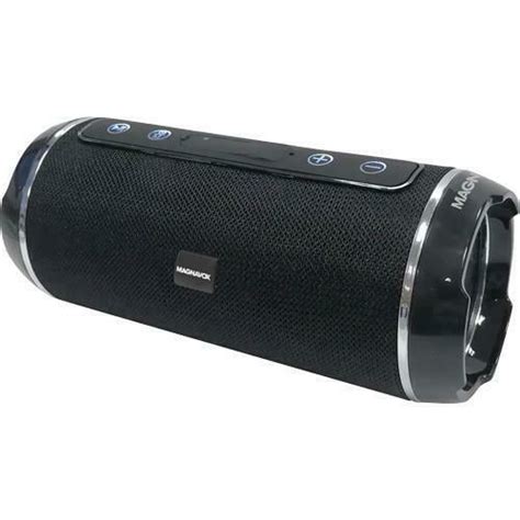 Magnavox Mma3762 Bk Stereo Portable Speaker With Bluetooth Wireless