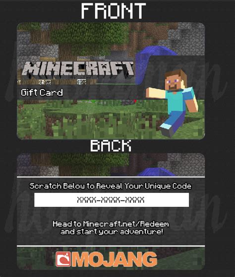 Minecraft Java And Bedrock Edition Pc T Card Code Only No Cddvd