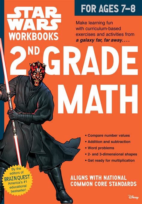 Star Wars Workbook 2nd Grade Math Franklins Toys
