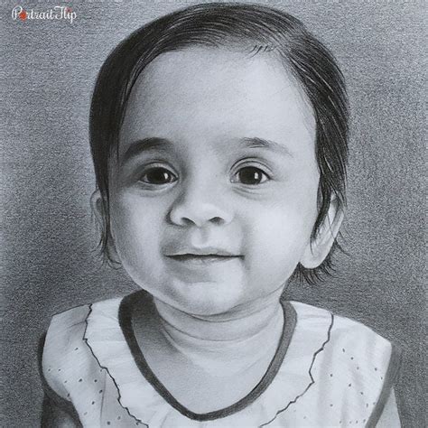 Baby Charcoal Portraits Photo To Charcoal Drawing Free Shipping