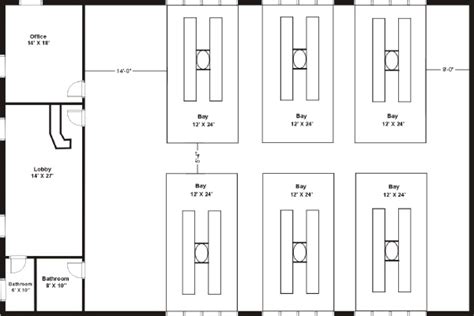 Mechanic Shop Floor Plan Design