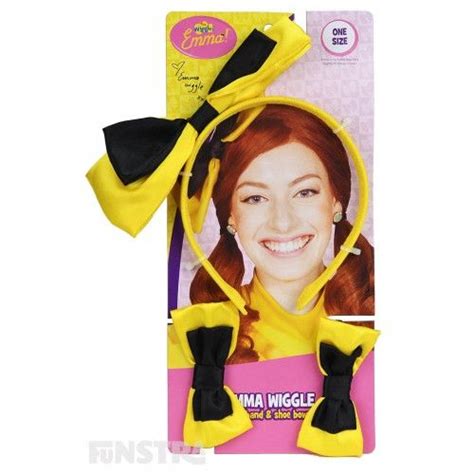 Yellow Headband With Emmas Signature Yellow And Black Bow Attached And