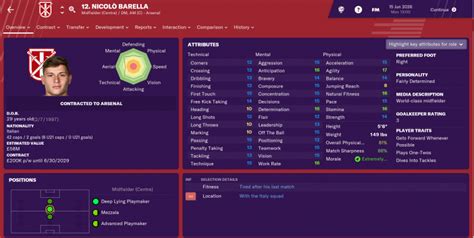 Nicolo barella ignited over and over again. FM 2019 Player Profile Nicolo Barella • Football Manager ...