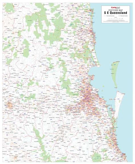 South East Queensland Postcode Map