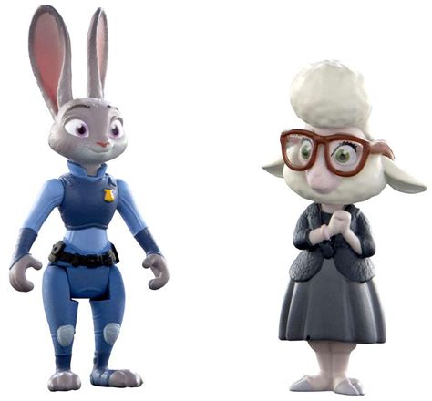 Disney Zootopia Judy Hopps May Bellwether Mini Figure 2 Pack Tomy Toywiz