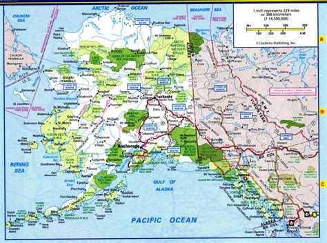 Alaska Parks And Recreation Areas Map Preserve Forest Monument