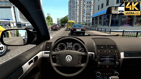 Volkswagen Touareg R Normal City Driving City Car Driving