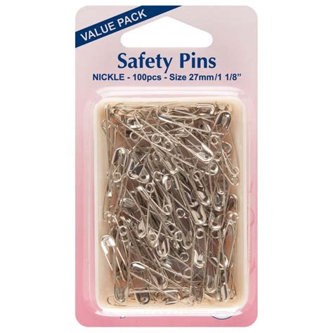 Hemline Safety Pins 27mm Dunelm