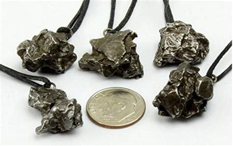 Reg 13500 Authentic Meteorite Pendant Necklace With Bonus Etsy