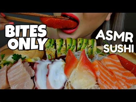 N E Asmr Bites Only Sushi Assorted Sashimi Victoria Roll