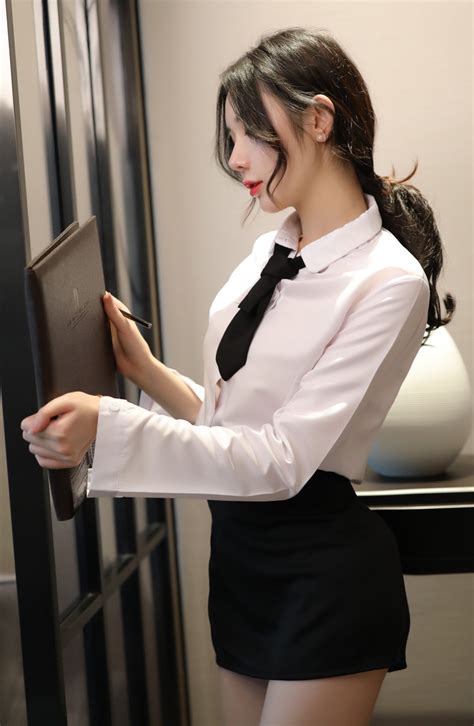 secretary uniform temptation roll play woman girls blouse skirt tie costume suit ebay